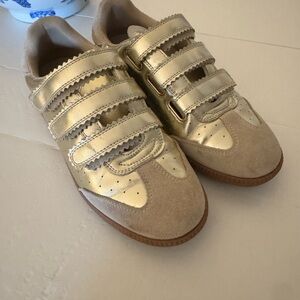 Gold and Tan Steve Madden